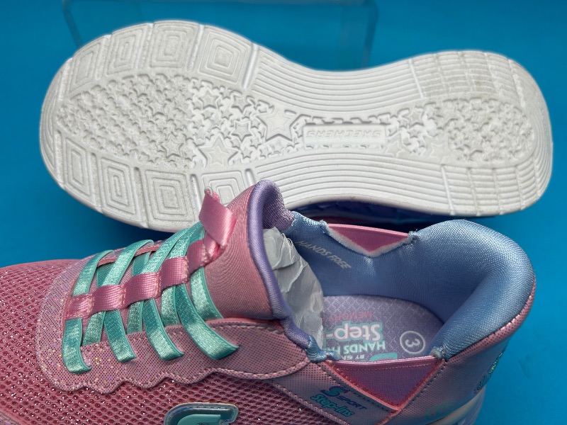 Photo 1 of 195337…size 3 hands free Skechers light up sneakers  like new condition 