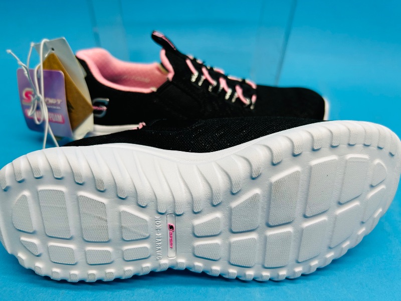 Photo 1 of 195338…girls size 13 Skechers memory from sneakers- like new condition 