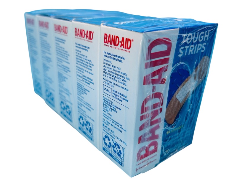 Photo 1 of 195344… 6 boxes of Band-aid tough strips 20 per box