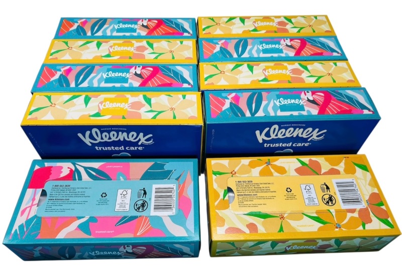 Photo 1 of 195408… 10 boxes of Kleenex tissue-72 tissues in each