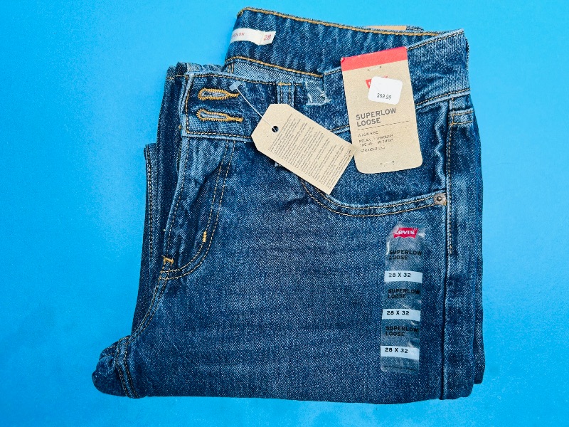 Photo 1 of 195459…Levi’s superlow loose jeans 28W 32L-like new condition 