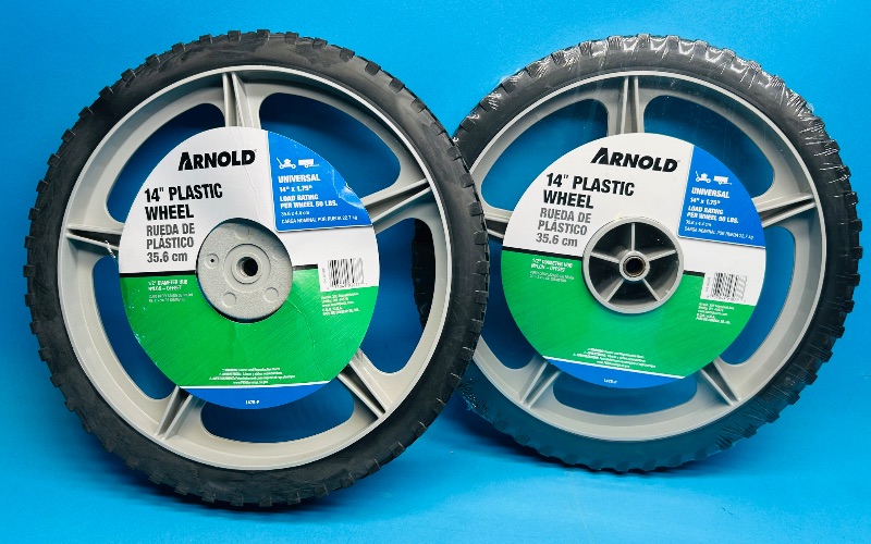 Photo 1 of 195481…2 universal plastic 14” wheels 