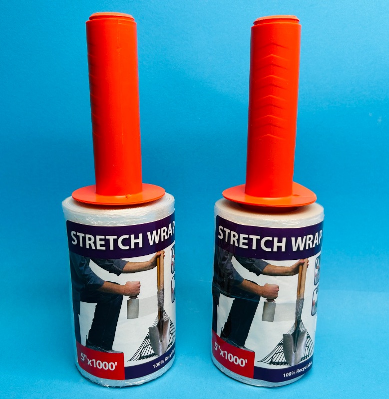 Photo 1 of 195488…2 rolls of stretch wrap 1,000 feet each