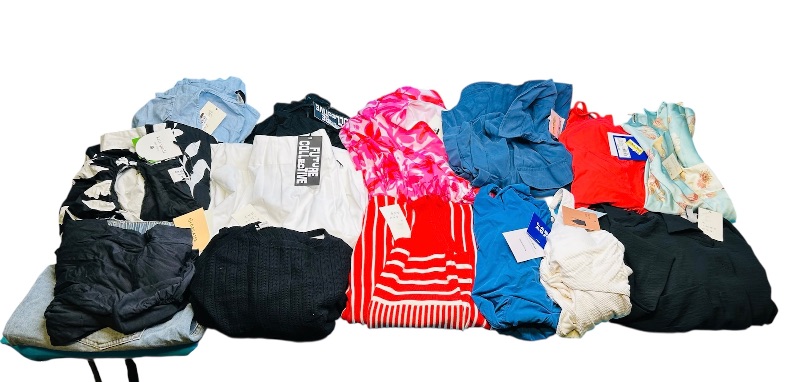 Photo 1 of 195497… final sale no returns/refunds- ladies clothing all sizes - 30 items like new condition 