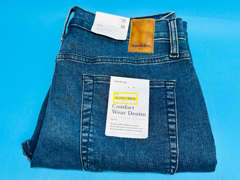 Photo 1 of 195503…Goodfellow size 32W 30L denim -like new condition 