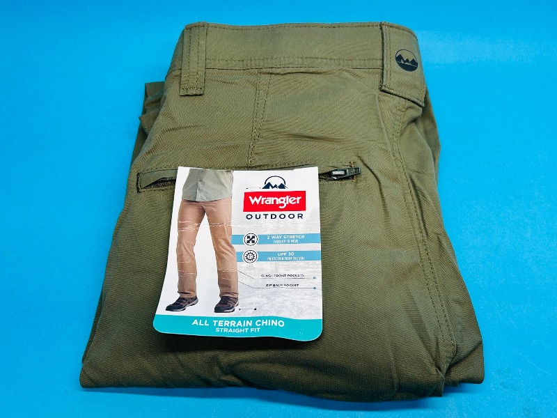Photo 1 of 195505…wranglers all terrain chino pants 32 x 32 --like new condition