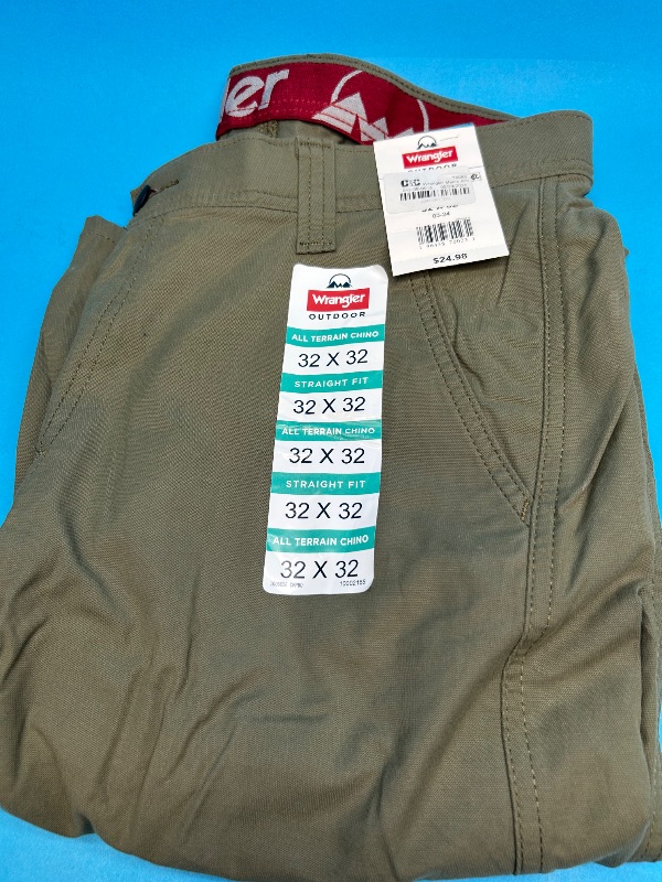 Photo 1 of 195505…wranglers all terrain chino pants 32 x 32 --like new condition 