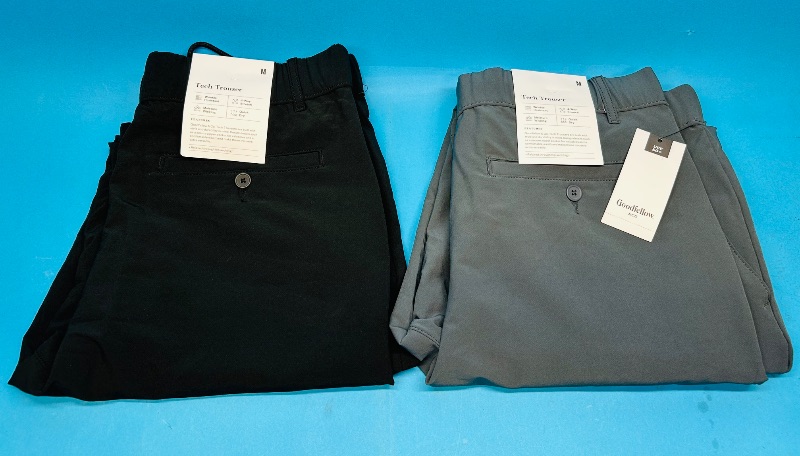 Photo 1 of 195509…2 pairs of size M tech trousers UPF 50+ -like new condition 