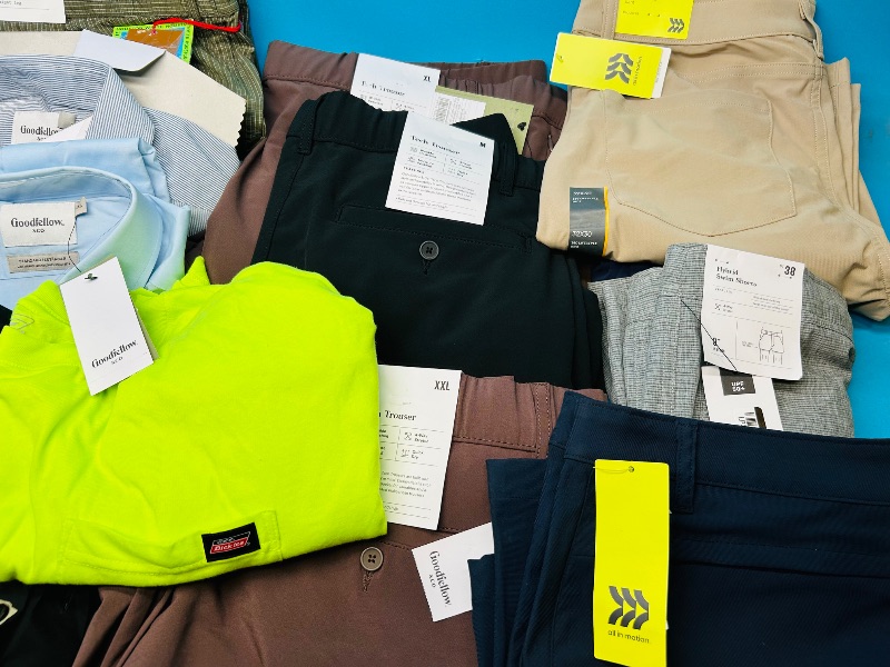 Photo 1 of 195516… final sale no returns/refunds- mens clothing all sizes - 20 items  like new condition 