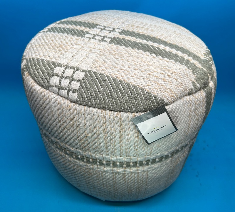 Photo 1 of 195530…Threshold fabric footstool 