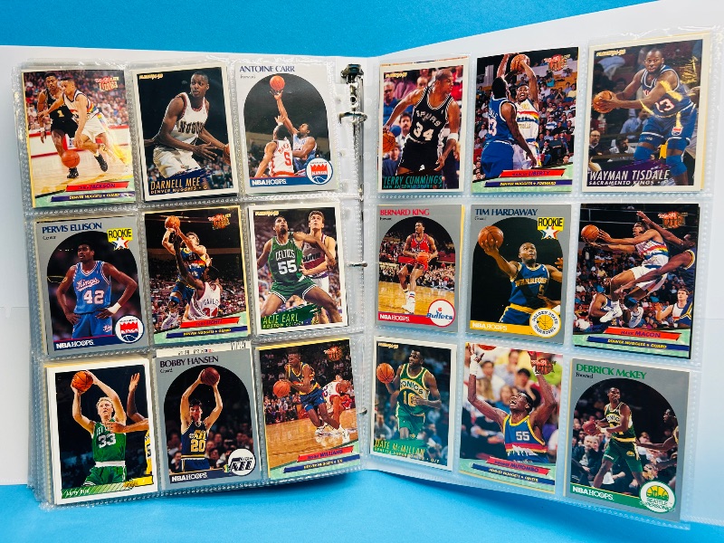 Photo 1 of 195551… final sale no returns/refunds-360 mixed basketball cards in binder