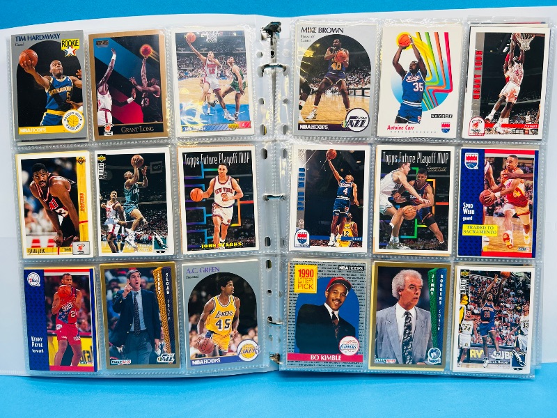 Photo 1 of 195551… final sale no returns/refunds-360 mixed basketball cards in binder