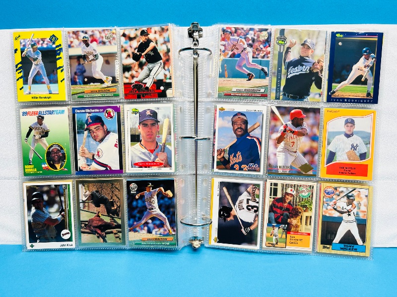 Photo 1 of 195553… final sale no returns/refunds-360 mixed baseball cards in binder