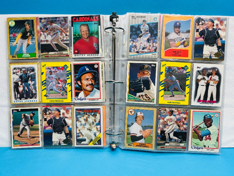 Photo 1 of 195553… final sale no returns/refunds-360 mixed baseball cards in binder