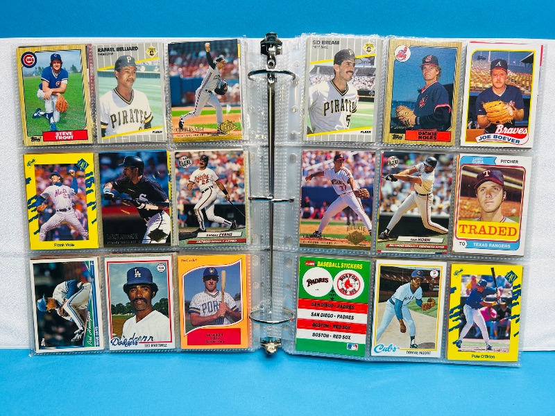 Photo 1 of 195553… final sale no returns/refunds-360 mixed baseball cards in binder