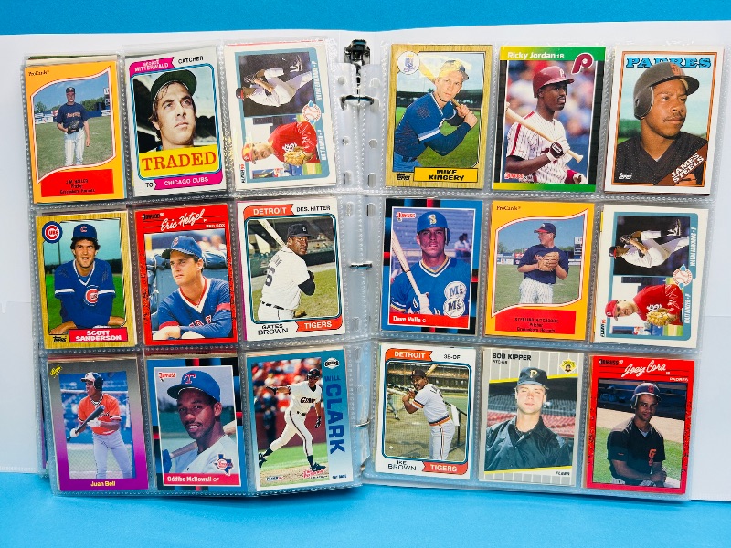 Photo 1 of 195555…  final sale no returns/refunds-360 mixed baseball cards in binder