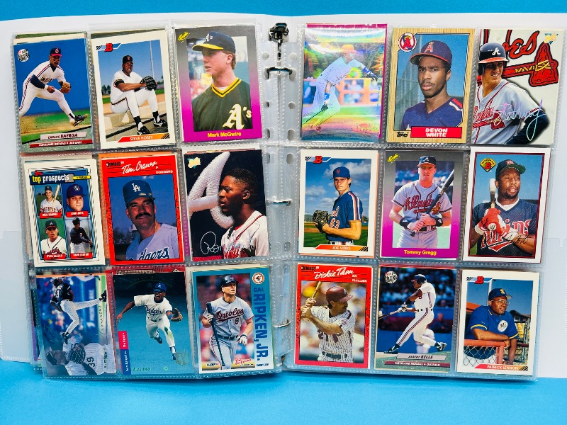 Photo 1 of 195555…  final sale no returns/refunds-360 mixed baseball cards in binder
