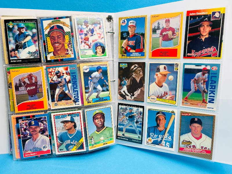 Photo 1 of 195555…  final sale no returns/refunds-360 mixed baseball cards in binder