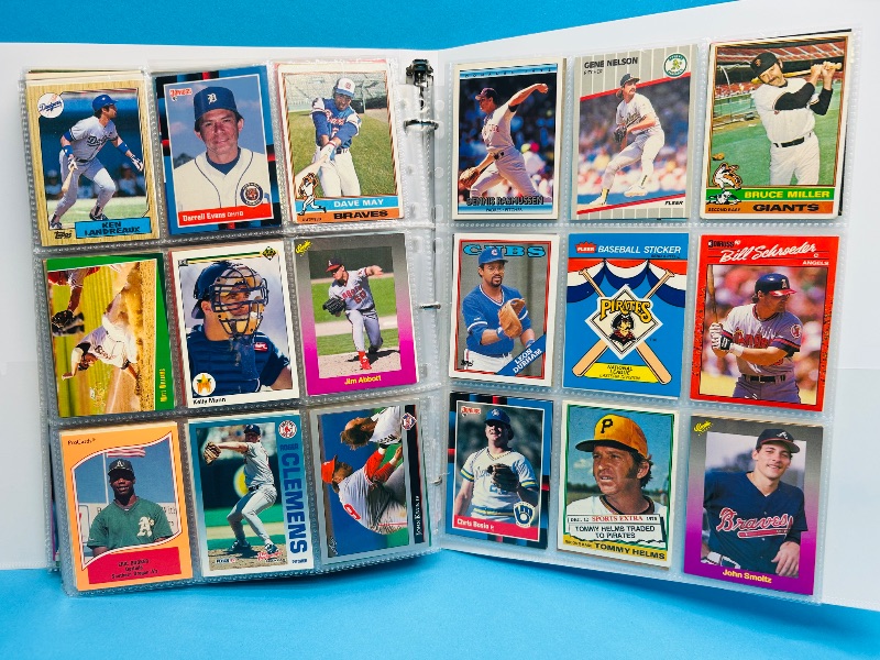 Photo 1 of 195555…  final sale no returns/refunds-360 mixed baseball cards in binder