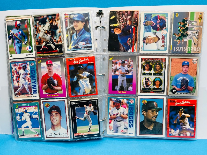 Photo 1 of 195555…  final sale no returns/refunds-360 mixed baseball cards in binder