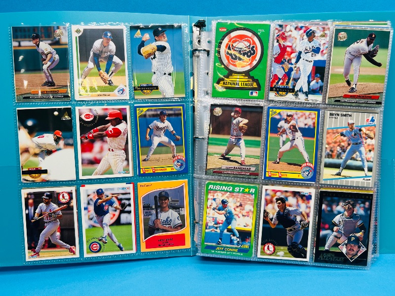 Photo 1 of 195556…  final sale no returns/refunds-360 mixed baseball cards in binder