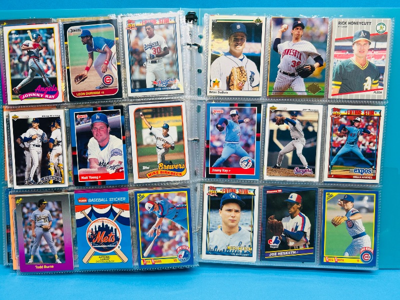 Photo 1 of 195556…  final sale no returns/refunds-360 mixed baseball cards in binder
