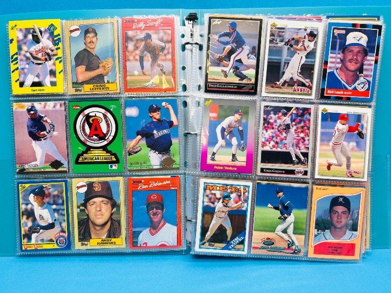 Photo 1 of 195556…  final sale no returns/refunds-360 mixed baseball cards in binder