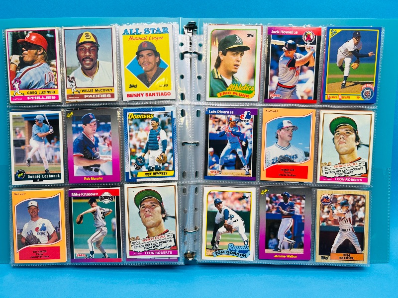 Photo 1 of 195556…  final sale no returns/refunds-360 mixed baseball cards in binder
