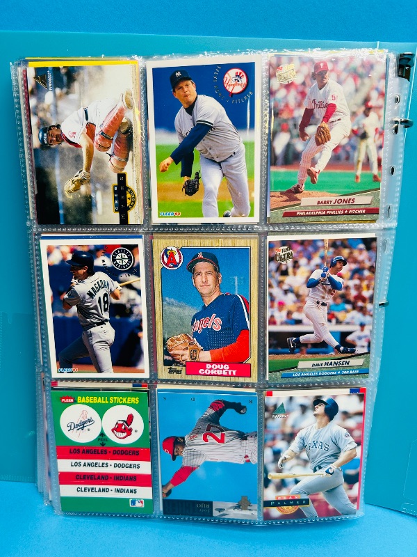 Photo 1 of 195556…  final sale no returns/refunds-360 mixed baseball cards in binder