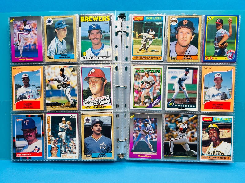 Photo 1 of 195556…  final sale no returns/refunds-360 mixed baseball cards in binder