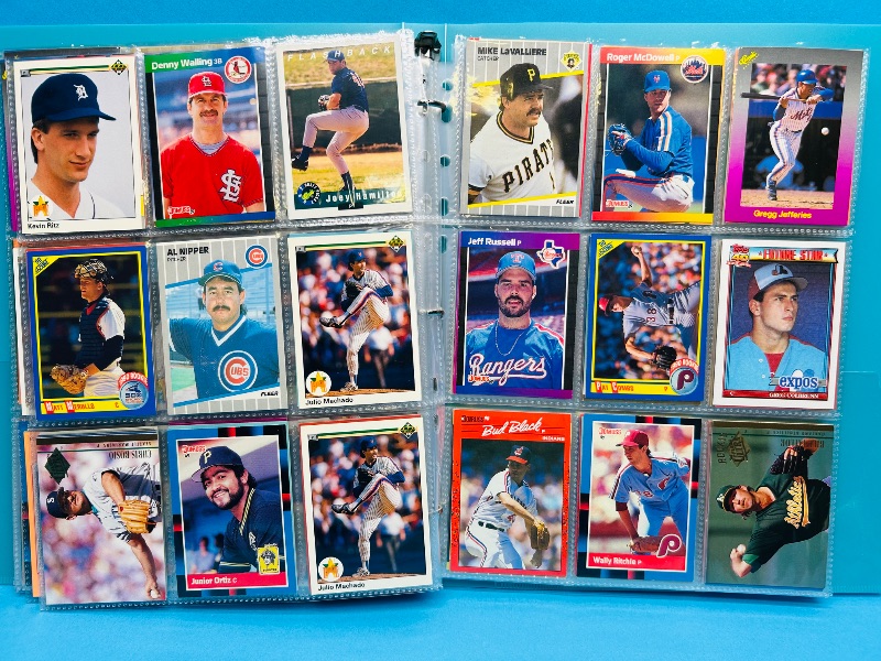 Photo 1 of 195556…  final sale no returns/refunds-360 mixed baseball cards in binder