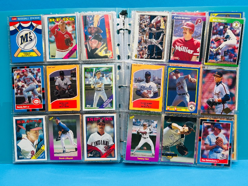 Photo 1 of 195556…  final sale no returns/refunds-360 mixed baseball cards in binder