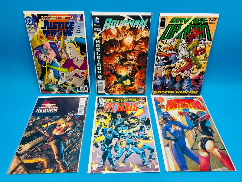 Photo 1 of 195562…6 comics in plastic sleeves 