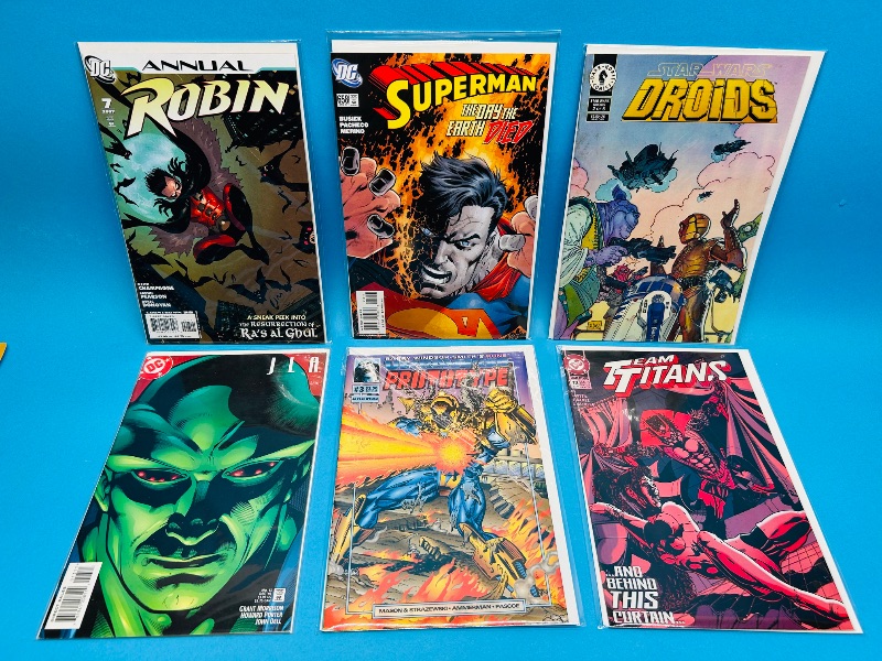 Photo 1 of 195568…6 comics in plastic sleeves 