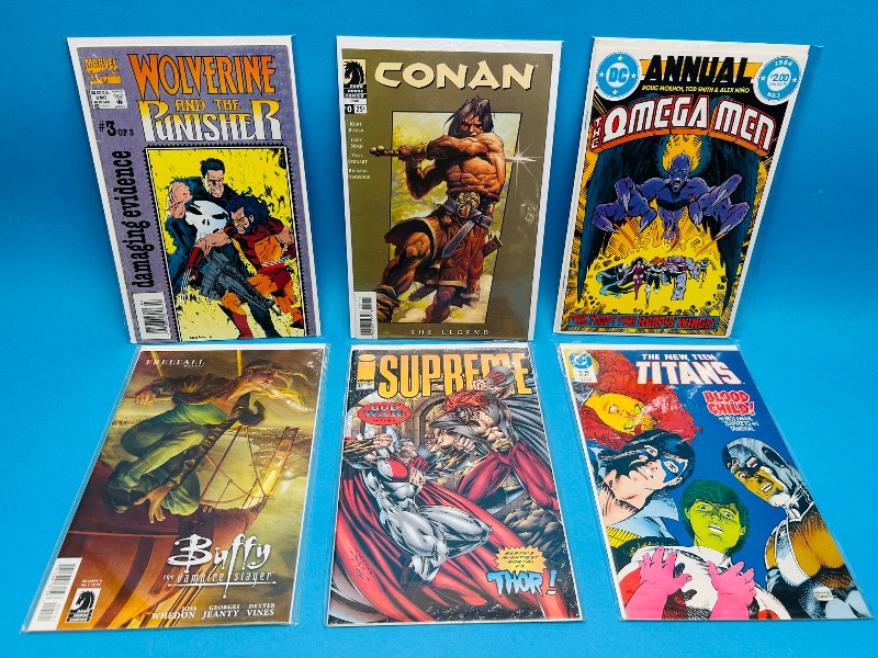 Photo 1 of 195580…6 comics in plastic sleeves 