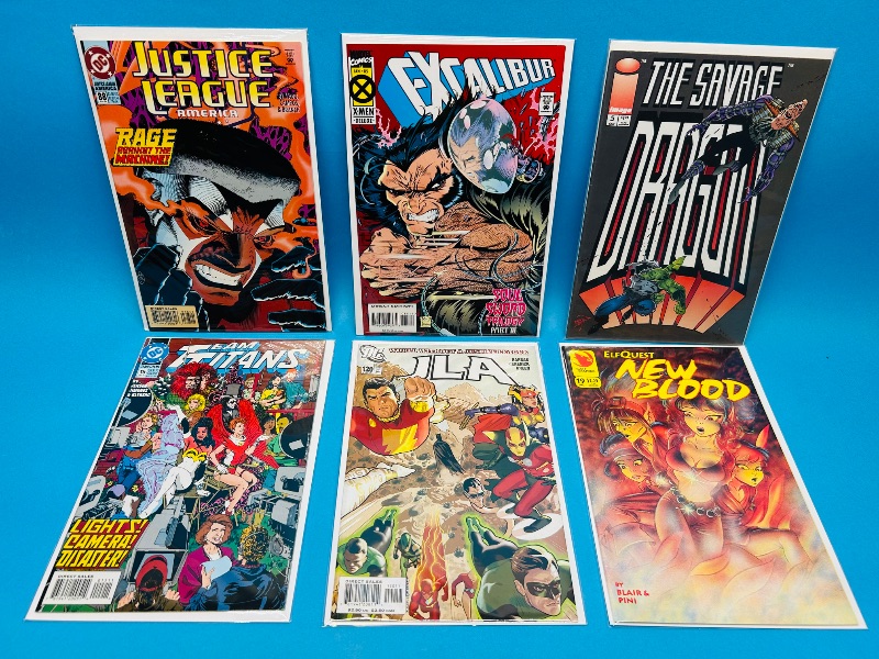 Photo 1 of 195582…6 comics in plastic sleeves 