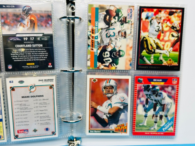 Photo 1 of 195588…final sale no returns / refunds-56 mixed NFL quarterback cards in binder 