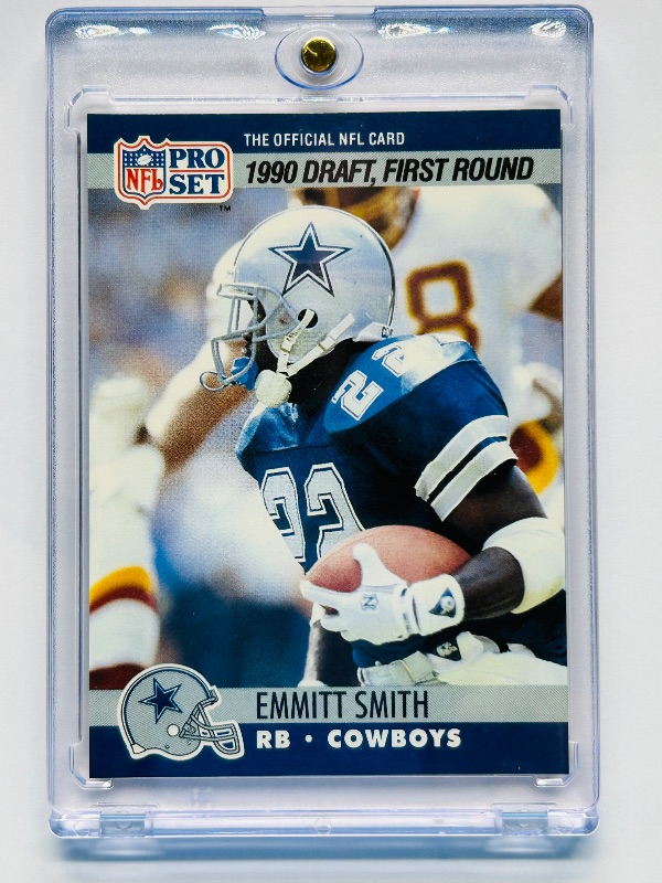 Photo 1 of 195589…Rookie Emmitt Smith card 685 in hard plastic case