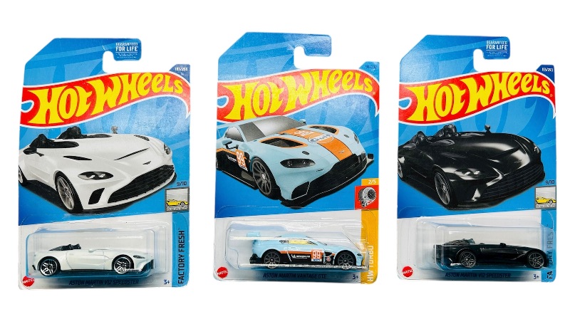 Photo 1 of 195611…3  hot wheels die cast Aston Martin cars 