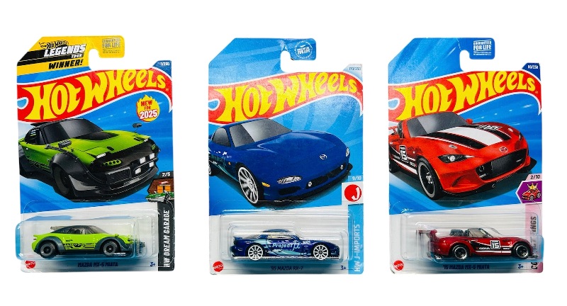 Photo 1 of 195614…3  hot wheels die cast mazda cars