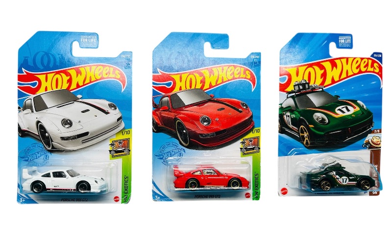 Photo 1 of 195615…3  hot wheels die cast Porsche cars 