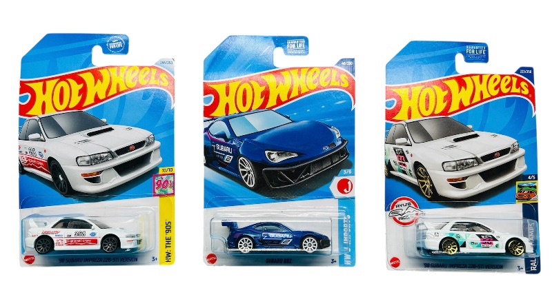 Photo 1 of 195616…3  hot wheels die cast Subaru cars
