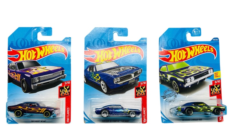 Photo 1 of 295626…3  hot wheels die cast muscle cars