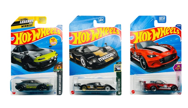 Photo 1 of 195630…3  hot wheels die cast mazda cars