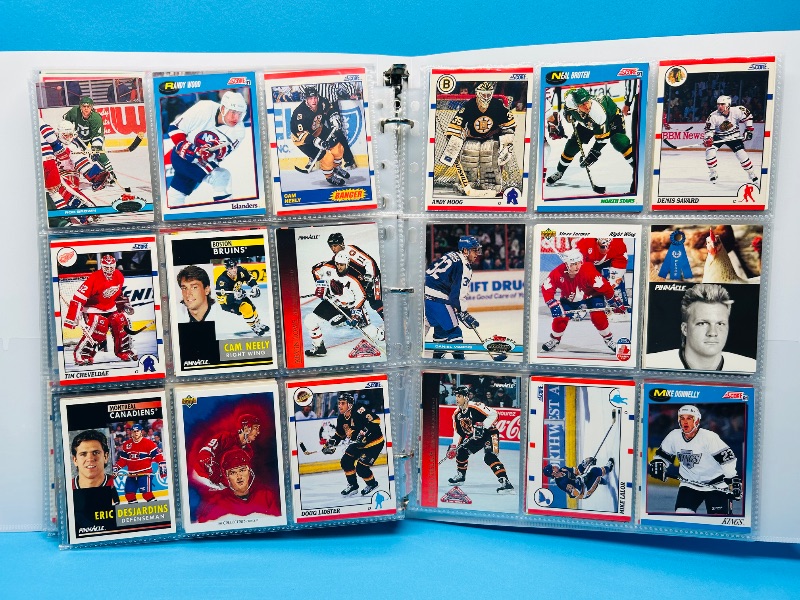 Photo 1 of 195634…final sale no returns/refunds-288 mixed hockey cards in binder