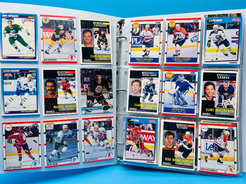 Photo 1 of 195634…final sale no returns/refunds-288 mixed hockey cards in binder