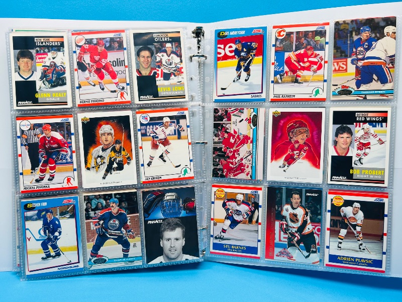 Photo 1 of 195634…final sale no returns/refunds-288 mixed hockey cards in binder