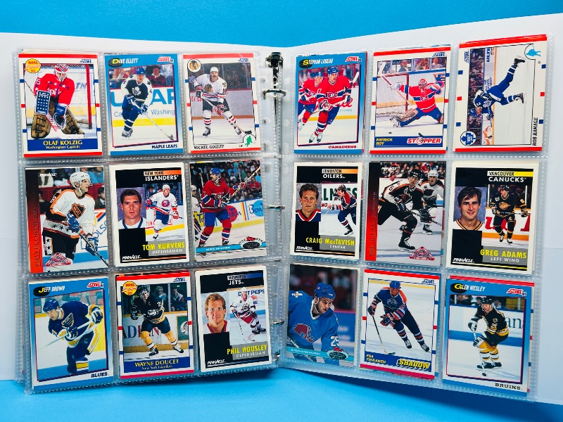 Photo 1 of 195634…final sale no returns/refunds-288 mixed hockey cards in binder
