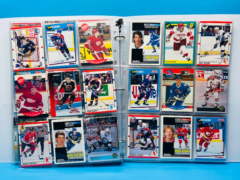 Photo 1 of 195634…final sale no returns/refunds-288 mixed hockey cards in binder