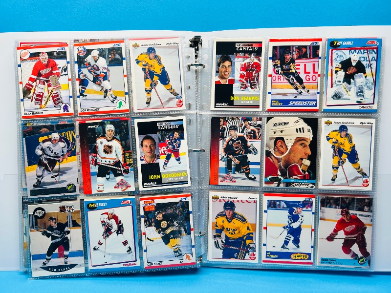 Photo 1 of 195634…final sale no returns/refunds-288 mixed hockey cards in binder